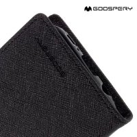 Чехол книжка для Samsung Galaxy S7 Mercury Goospery - Черный