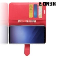 Чехол книжка для Samsung Galaxy S9 Plus - Красный
