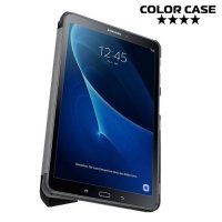 Чехол книжка для Samsung Galaxy Tab A 10.1 2016 SM-T580 SM-T585 - Черный