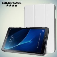 Чехол книжка для Samsung Galaxy Tab A 10.1 2016 SM-T580 SM-T585 - Белый