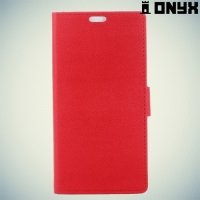 Onyx чехол книжка флип кейс для Sony Xperia XA1 - Красный