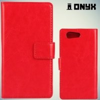 Чехол книжка для Sony Xperia Z3 Compact D5803 - Красный