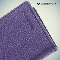 Чехол книжка для Sony Xperia Z3 Compact D5803 Mercury Goospery - Фиолетовый