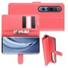 Чехол книжка для Xiaomi Mi 10 / Mi 10 Pro / 10 Pro отделения для карт и подставка Красный
