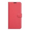 Чехол книжка для Xiaomi Mi 11 Lite отделения для карт и подставка Красный