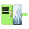 Чехол книжка для Xiaomi Mi 11 отделения для карт и подставка Зеленый