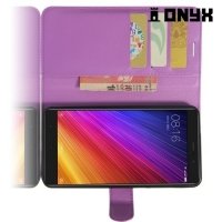 Чехол книжка для Xiaomi Mi 5s Plus - Фиолетовый