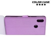 Чехол книжка для Xiaomi Mi Max 3 - Фиолетовый