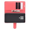 Чехол книжка для Xiaomi Poco F2 Pro отделения для карт и подставка Красный