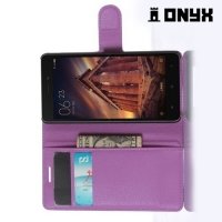 Чехол книжка для Xiaomi Redmi 3 - Фиолетовый