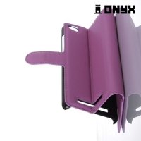 Чехол книжка для Xiaomi Redmi 3 - Фиолетовый