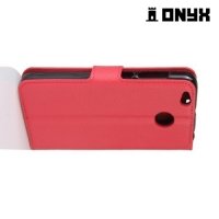 Чехол книжка для Xiaomi Redmi 4X - Красный