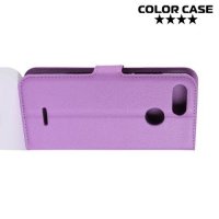 Чехол книжка для Xiaomi Redmi 6 - Фиолетовый