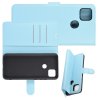 Чехол книжка для Xiaomi Redmi 9C отделения для карт и подставка Голубой