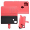 Чехол книжка для Xiaomi Redmi 9C отделения для карт и подставка Красный