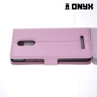 Чехол книжка для Xiaomi Redmi Note 3 - Розовый