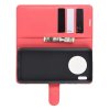 Чехол книжка кошелек с отделениями для карт и подставкой для Huawei Mate 30 - Красный