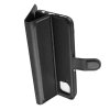 Чехол книжка кошелек с отделениями для карт и подставкой для Huawei P40 Lite - Черный