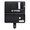 Чехол книжка кошелек с отделениями для карт и подставкой для OPPO Realme 5 - Черный