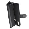 Чехол книжка кошелек с отделениями для карт и подставкой для Samsung Galaxy A20s - Черный