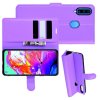 Чехол книжка кошелек с отделениями для карт и подставкой для Samsung Galaxy A20s - Фиолетовый