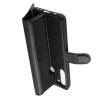 Чехол книжка кошелек с отделениями для карт и подставкой для Samsung Galaxy A21 - Черный