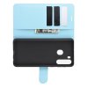 Чехол книжка кошелек с отделениями для карт и подставкой для Samsung Galaxy A21 - Синий