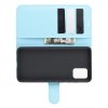 Чехол книжка кошелек с отделениями для карт и подставкой для Samsung Galaxy A51 - Голубой