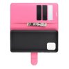 Чехол книжка кошелек с отделениями для карт и подставкой для Samsung Galaxy Note 10 Lite - Светло-Розовый