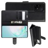 Чехол книжка кошелек с отделениями для карт и подставкой для Samsung Galaxy S10 Lite - Черный
