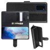 Чехол книжка кошелек с отделениями для карт и подставкой для Samsung Galaxy S20 - Черный