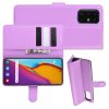 Чехол книжка кошелек с отделениями для карт и подставкой для Samsung Galaxy S20 Plus - Фиолетовый