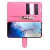 Чехол книжка кошелек с отделениями для карт и подставкой для Samsung Galaxy S20 - Светло-Розовый