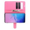 Чехол книжка кошелек с отделениями для карт и подставкой для Samsung Galaxy S20 Ultra - Светло-Розовый