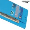 Чехол книжка кошелек с отделениями для карт и подставкой для Sony Xperia 5 - Голубой