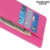 Чехол книжка кошелек с отделениями для карт и подставкой для Sony Xperia 20 - Розовый