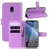 Чехол книжка кошелек с отделениями для карт и подставкой для Xiaomi Redmi 8A - Фиолетовый
