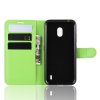 Чехол книжка кошелек с отделениями для карт и подставкой для Xiaomi Redmi 8A - Зеленый