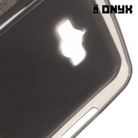 Чехол книжка с умным окном для ASUS ZenFone Max ZC550KL - Золотой