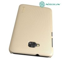 Чехол накладка Nillkin Super Frosted Shield для Asus Zenfone 4 Selfie ZD553KL / Live ZB553KL - Золотой