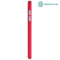 Чехол накладка Nillkin Super Frosted Shield для Galaxy A5 2017 SM-A520F - Красный