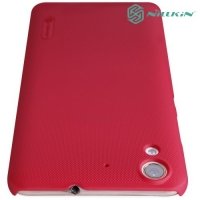 Чехол накладка Nillkin Super Frosted Shield для Huawei Y6 II - Красный