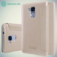 Nillkin ультра тонкий чехол книжка для Huawei Honor 5C - Sparkle Case Золотой