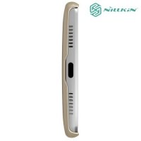 Чехол накладка Nillkin Super Frosted Shield для Huawei Mate 9 - Золотой