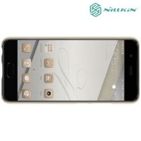 Чехол накладка Nillkin Super Frosted Shield для Huawei P10 Plus - Золотой