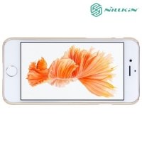 Чехол накладка Nillkin Super Frosted Shield для iPhone 8/7 - Золотой