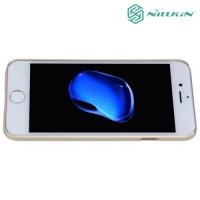 Чехол накладка Nillkin Super Frosted Shield для iPhone 8 Plus / 7 Plus - Золотой