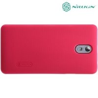 Чехол накладка Nillkin Super Frosted Shield для Lenovo Vibe P1m - Красный