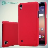 Чехол накладка Nillkin Super Frosted Shield для LG X Power K220DS - Красный
