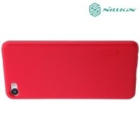 Чехол накладка Nillkin Super Frosted Shield для Meizu m3x - Красный